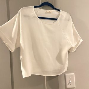 Box semi cropped shirt